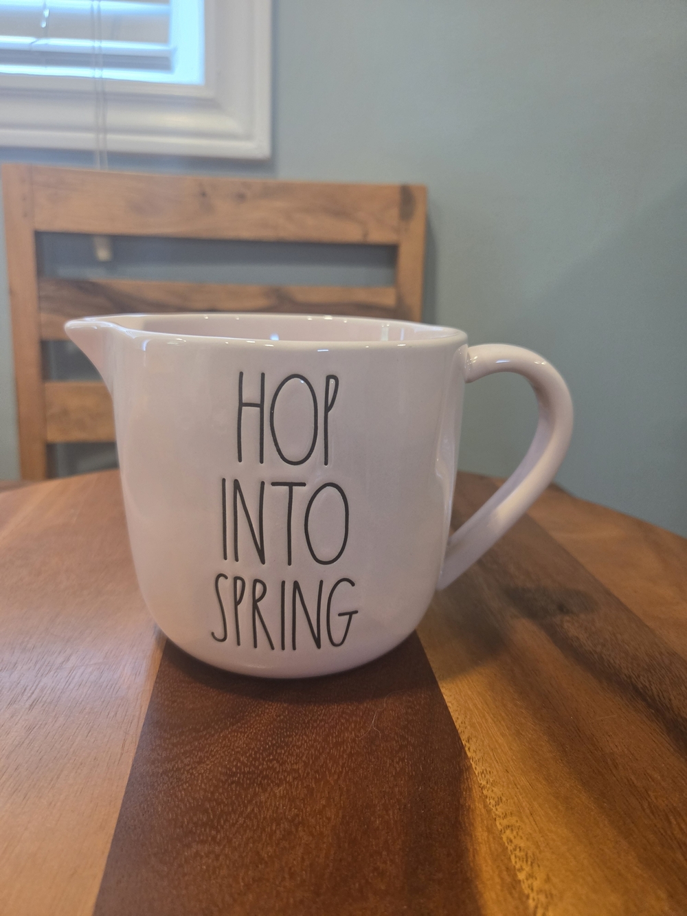 Rae Dunn Pink 'Hop Into Spring' 2Cup Measuring Cup